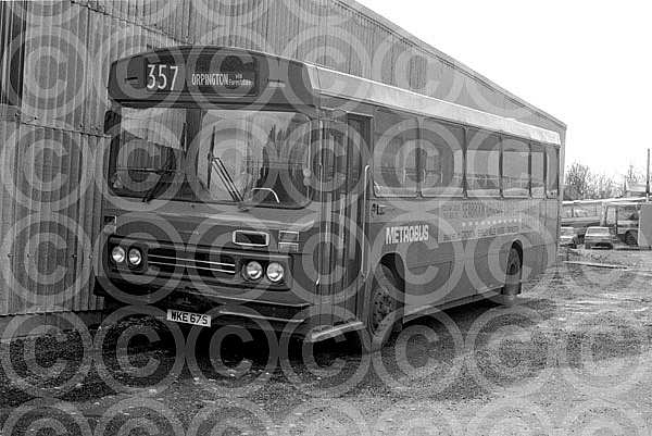 WKE67S Metrobus,Orpington Maidstone CT