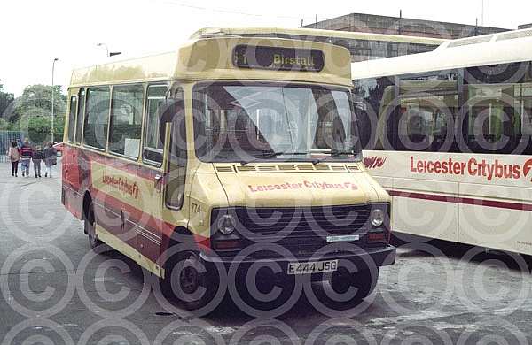 E444JSG First Leicester First SMT Eastern Scottish
