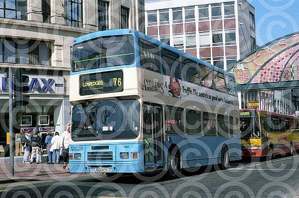 L601NOS Andrews,Sheffield Sheffield Omnibus
