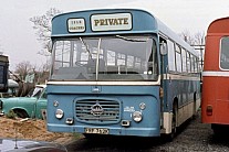 FRF762K Bannister,Owston Ferry BMMO Green Bus,Rugeley