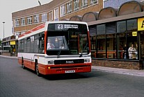 F74DCW Red&White Cynon Valley Leyland Demo