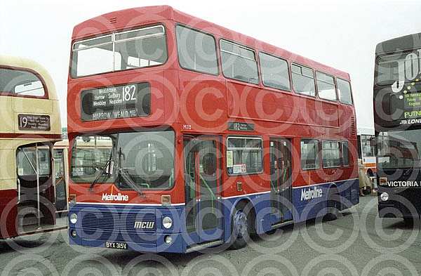BYX315V London Metroline London Buses London Transport