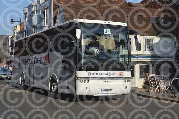 AY08DZP Brighton Horizon Coaches,Ringmer Galloway,Mendlesham