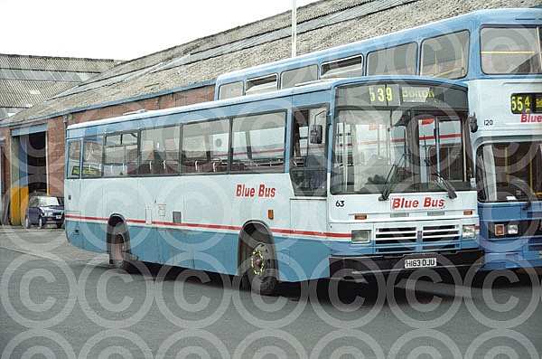 H163DJU Blue Bus,Bolton Low Fell Coaches(Tindall) Low Fell