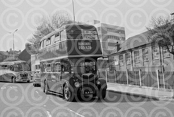 HLW160 Ronsway,Hemel Hempstead Browns Blue,Markfield London Transport