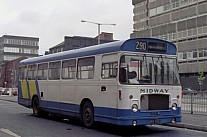 ANV422J Midway,Manchester M&E(Battrick&Brown),Blackburn Luton & District UCOC