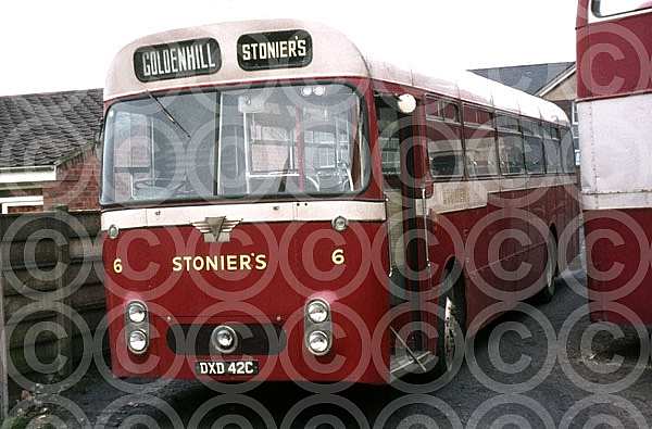 DXD42C Stoniers,Goldenhill Green Bus,Rugeley Hillside Luton