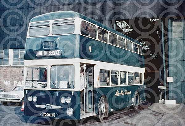 7000HP Derby CT Blue Bus (Tailby&George),Willington Demonstrator