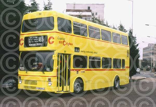F281NHJ Capital Citybus Ensignbus,Purfleet
