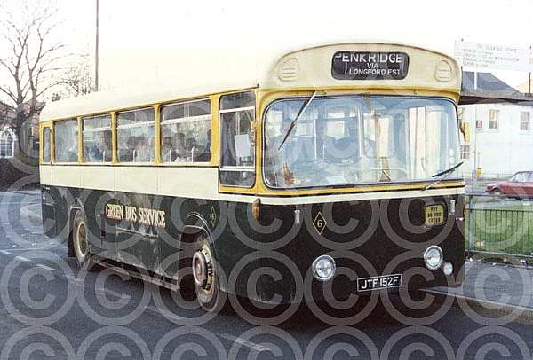 JTF152F Green Bus(Warstone),Great Wyrley Rossendale