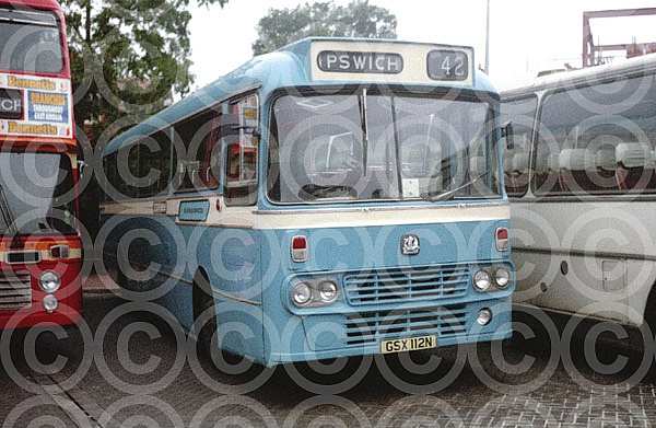 GSX112N Blue Bus,Ipswich Lothian RT