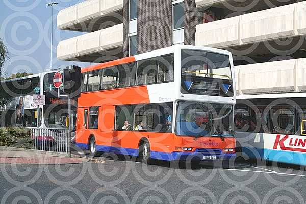 V906FEC Centrebus Huddersfield Bus Co. London Blue Triangle