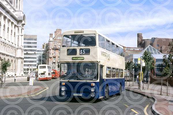 YTE587V Merseyline,Garston GM Buses GMPTE(LUT)