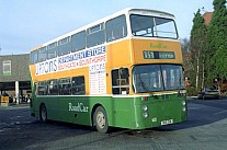 DHG211W RoadCar Sheffield Omnibus Lancaster CT