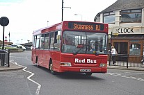 V149MVX Red Bus Skegness Chalkwell Sittingbourne Stagecoach East London