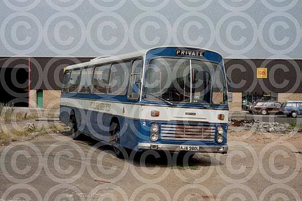 AJA360L Blue Bus,Rugeley GMPTE SELNEC PTE