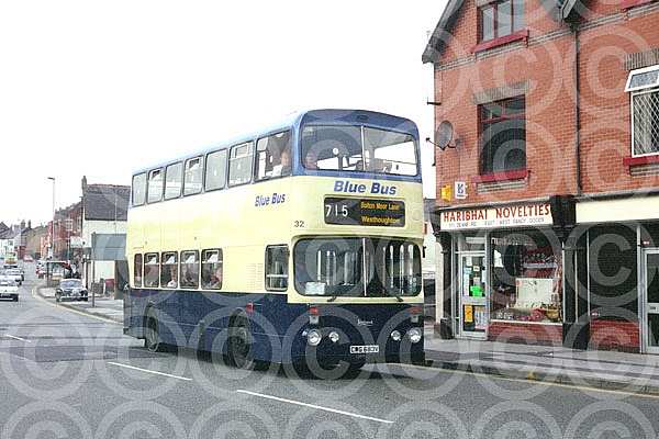 CWG683V Blue Bus,Bolton Mainline SYPTE