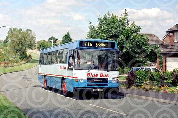 E156XHS Blue Bus,Bolton Hutchison,Overtown