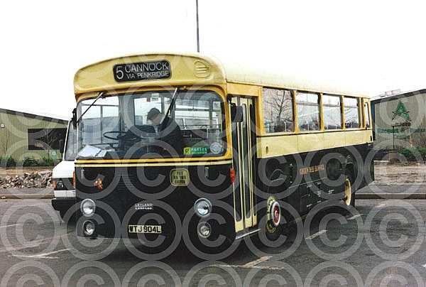 WTJ904L Green Bus(Warstone),Great Wyrley Rossendale