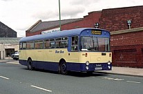 EAW623L (KNY924L) Blue Bus,Bolton South Lancs Vale of Llangollen Rhymney Valley DC Caerphilly UDC