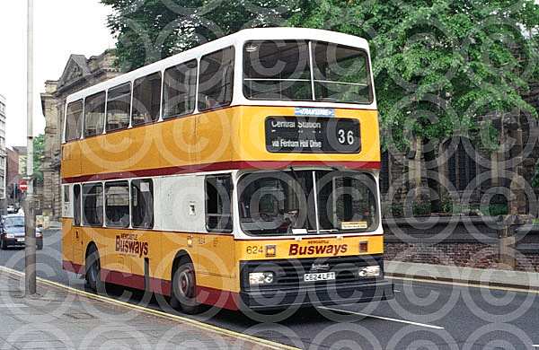 C624LFT Newcastle Busways Tyne & Wear PTE