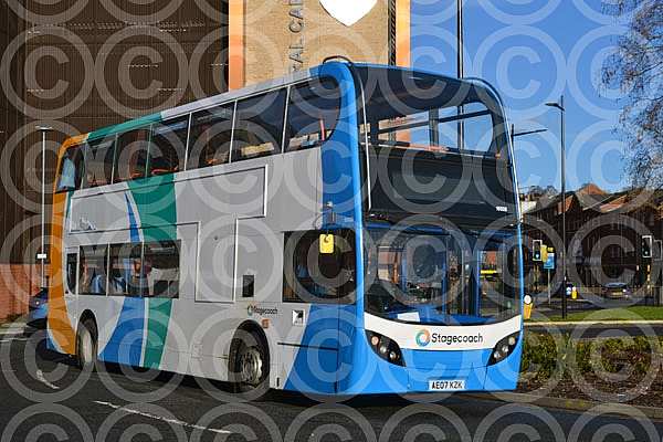 AE07KZK Stagecoach Lincolnshire Stagecoach Cambus