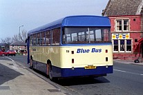 BWU691H Blue Bus,Bolton WYPTE Calderdale JOC Todmorden JOC