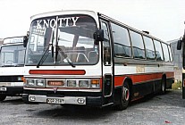 KGR258T Knotty Bus,Chesterton Marshall,Sutton-on-Trent Primrose(Bisset),Ryton