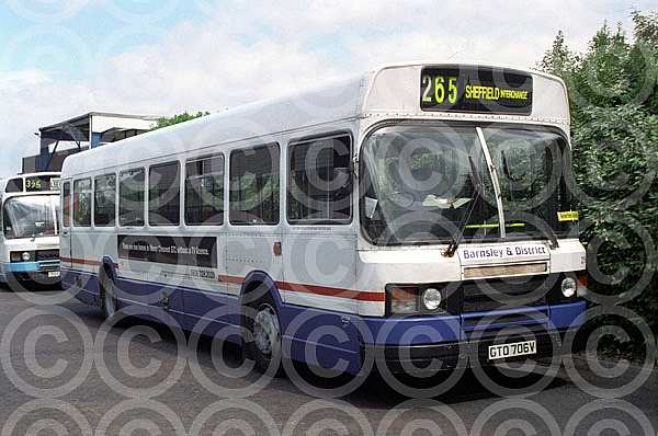 GTO706V Barnsley & District Nottingham City Transport