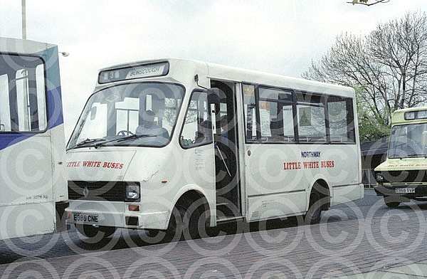 E386CNE Little White Bus(James),Ormskirk Fylde BC
