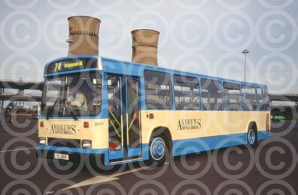 IIL2501 (LJA645P) Rebody Andrews,Sheffield Sheffield Omnibuses Hyndburn GMPTE