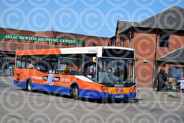 AE55MVL Centrebus,Grantham Trustline,Hunsden