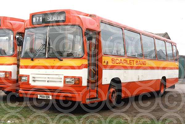 PRA10R Scarlet Band,West Cornforth Citibus,Manchester Appleby,Conisholme EYMS United AS East Midland