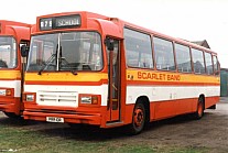 PRA10R Scarlet Band,West Cornforth Citibus,Manchester Appleby,Conisholme EYMS United AS East Midland