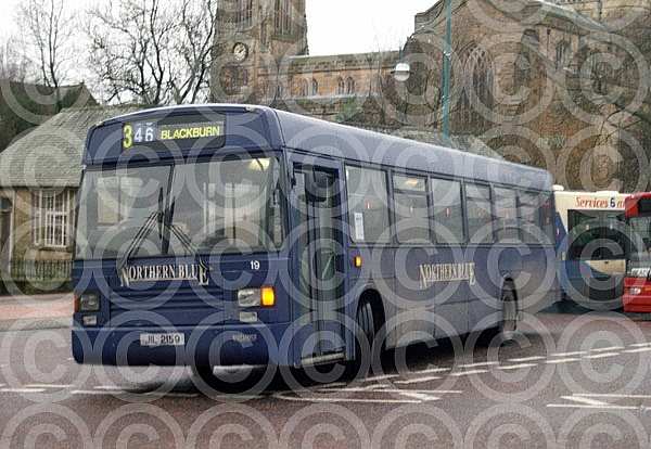 JIL2159 (PUK643R) Rebody Northern Blue,Burnley Arriva Fox Wreake ValleyMidland Fox BMMO(Midland Red)